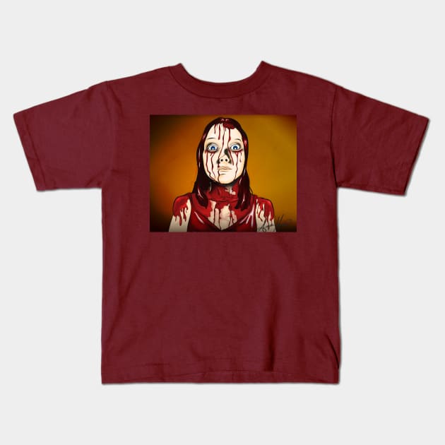 Carrie Kids T-Shirt by amodesigns